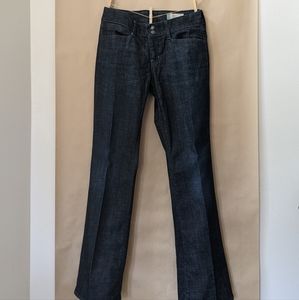 Curvy fit boot cut jeans, sz 6. Dark wash. Name your own price! Make an offer
